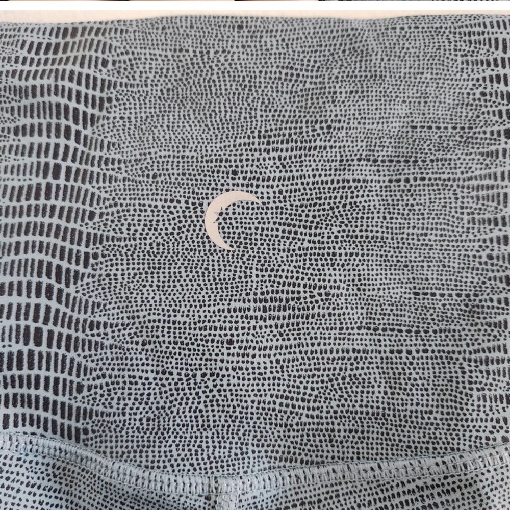 Zyia Active Blue Python Snake Print Leggings H. - image 7